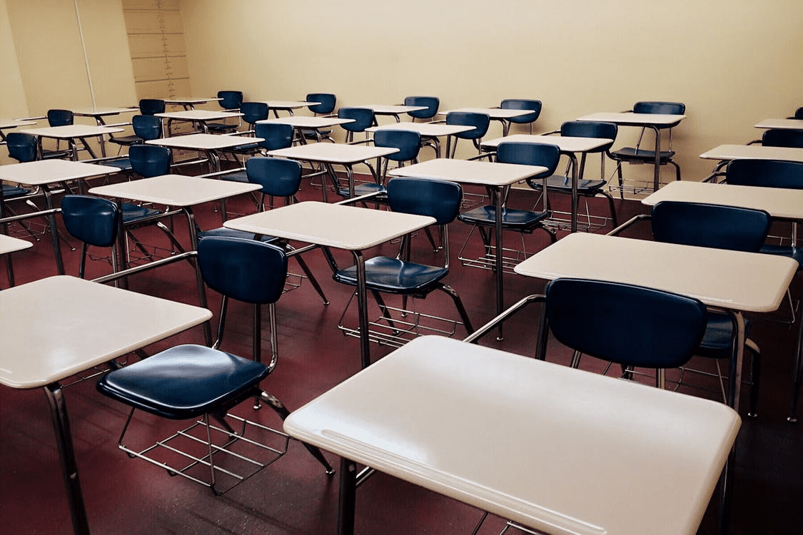 photo of empty classroom