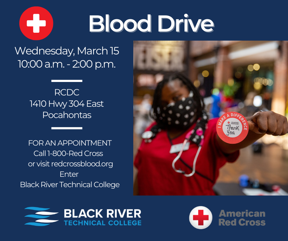 Blood Drive March 2023 Black River Technical College
